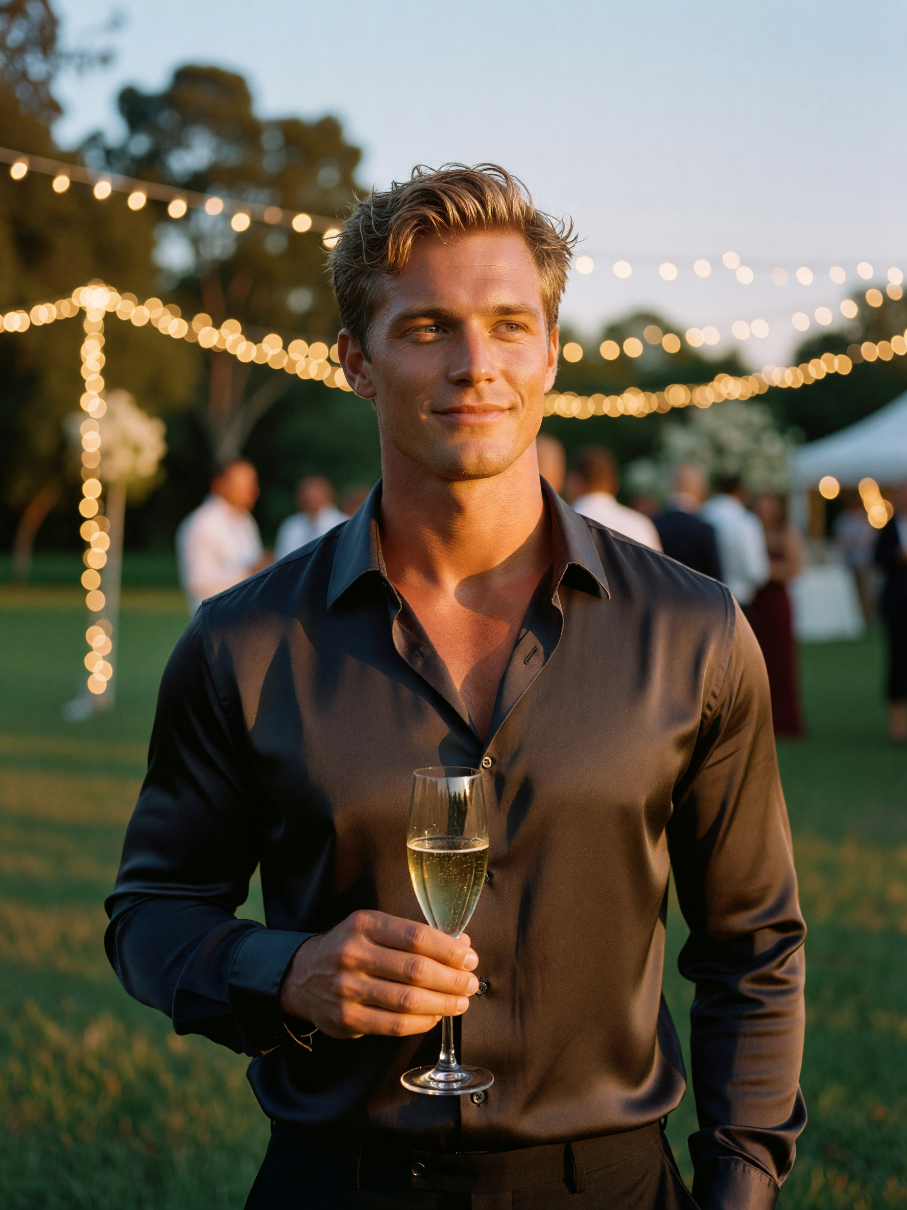 showing up clean for the happy couple #weddingguest #champagne